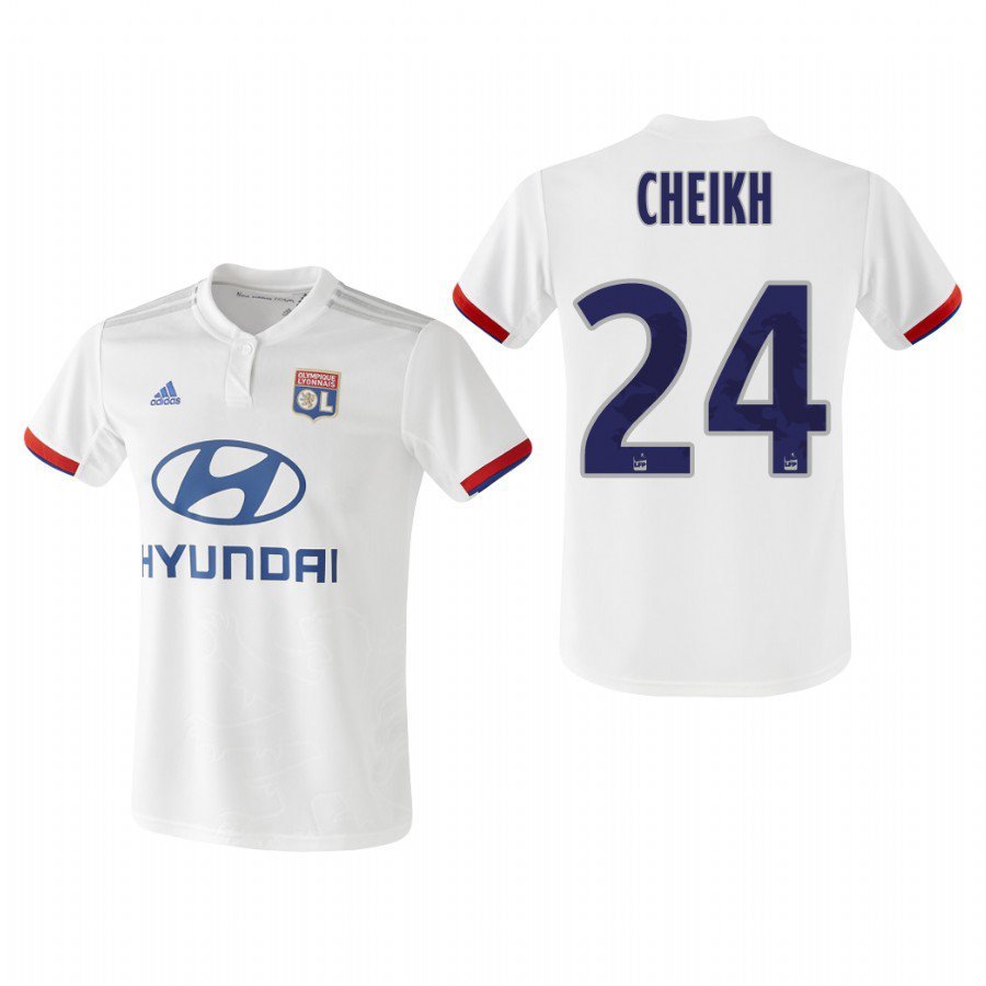 Olympique Lyonnais Pape Cheikh Diop Home White Jersey