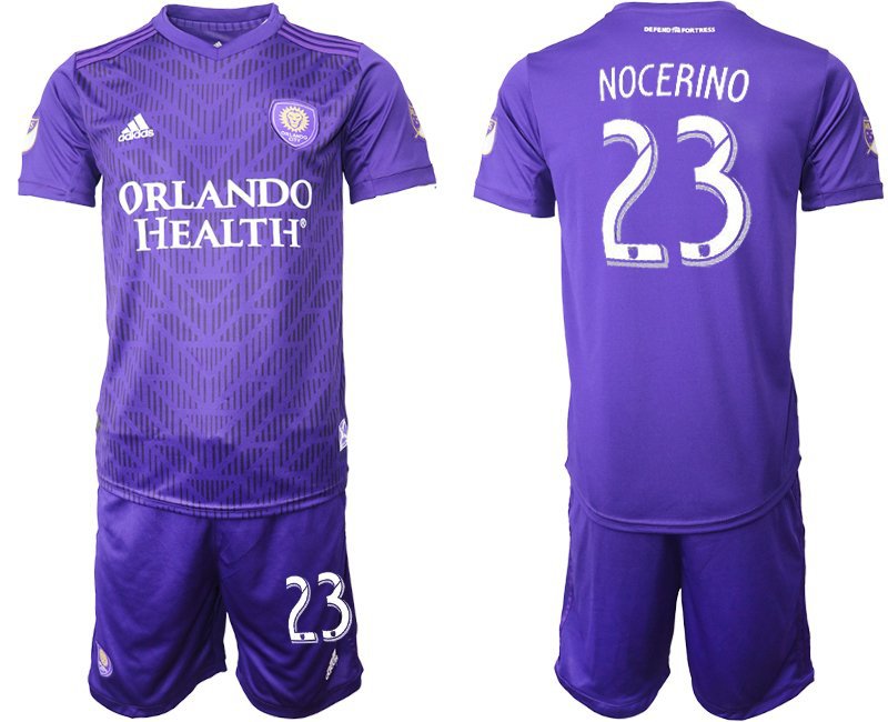 Orlando City SC Home Antonio Nocerino Jersey Shorts Soccer Sets
