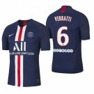 Paris Saint Germain #6 Marco Verratti Home Navy Jersey