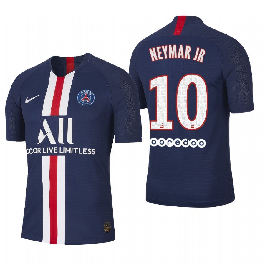 Paris Saint Germain #10 Neymar JR Home Navy Jersey