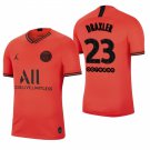Paris Saint Germain #23 Julian Draxler Away Red Jersey