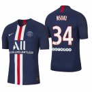 Paris Saint Germain #34 Stanley N'Soki Home Navy Jersey
