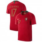 Portugal Red Home Goncalo Guedes Soccer Jersey