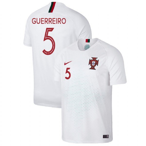 Portugal White Away Raphael Guerreiro Soccer Jersey