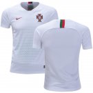Portugal White Away Soccer Team Jersey