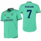 Real Madrid #7 Mariano Diaz Mejia Thrid Green Jersey