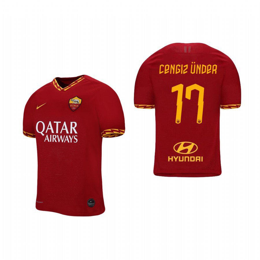 Roma Home Red Cengiz Under Soccer Jersey