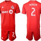 Toronto FC Home Red Justin Morrow Jersey Shorts Soccer Sets
