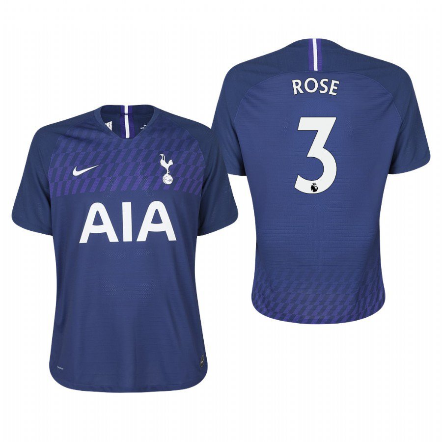 Tottenham Hotspur #3 Danny Rose Away Navy Jersey