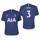 Tottenham Hotspur #3 Danny Rose Away Navy Jersey