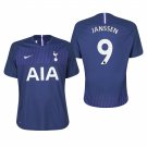 Tottenham Hotspur #9 Vincent Janssen Away Navy Jersey