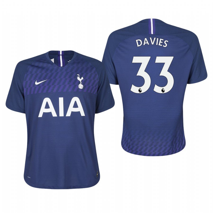 Tottenham Hotspur #33 Ben Davies Away Navy Jersey