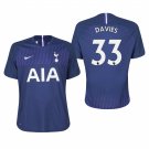 Tottenham Hotspur #33 Ben Davies Away Navy Jersey