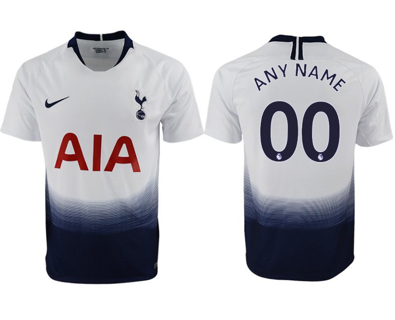 Tottenham Hotspur Custom White Home Soccer Jersey