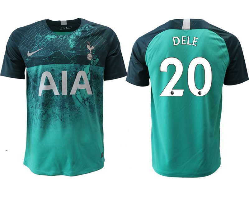Tottenham Hotspur Dele Alli Green Third Soccer Jersey