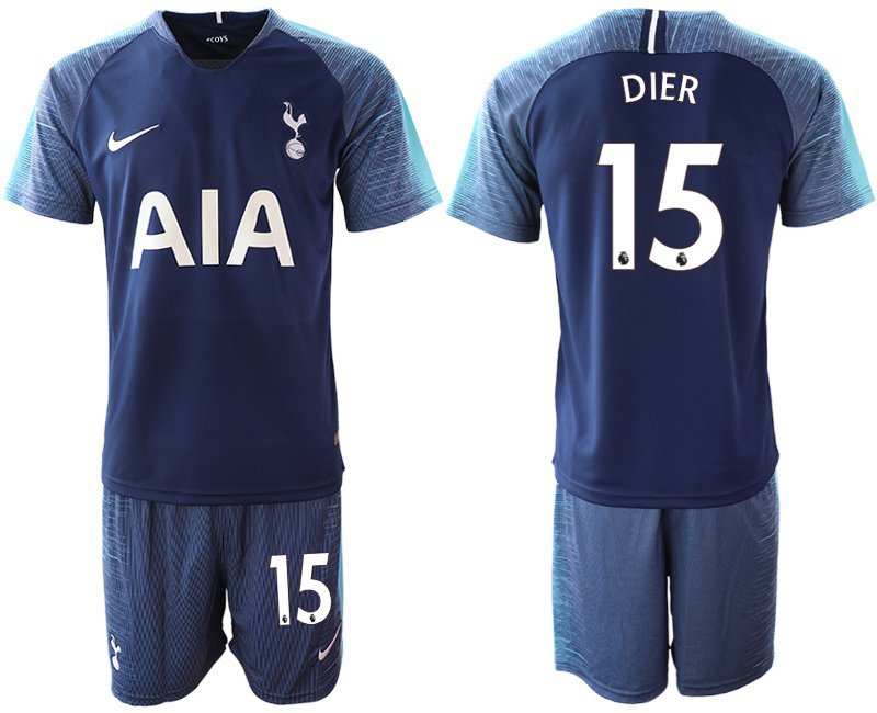 Tottenham Hotspur Eric Dier Navy Away Soccer Jersey Shorts Sets