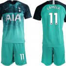 Tottenham Hotspur Erik Lamela Green Third Soccer Jersey Shorts Sets