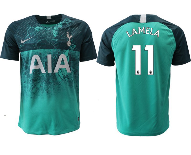 Tottenham Hotspur Erik Lamela Green Third Soccer Jersey