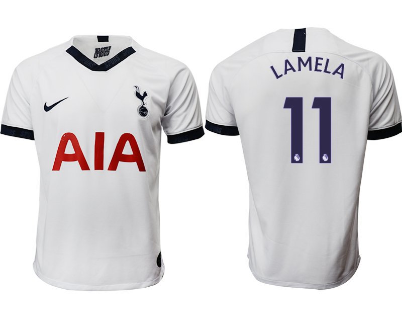 Tottenham Hotspur Erik Lamela HOME White Jersey