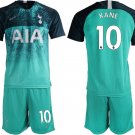 Tottenham Hotspur Harry Kane Green Third Soccer Jersey Shorts Sets
