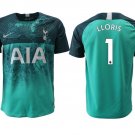 Tottenham Hotspur Hugo Lloris Green Third Soccer Jersey