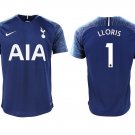 Tottenham Hotspur Hugo Lloris Navy Blue Away Soccer Jersey