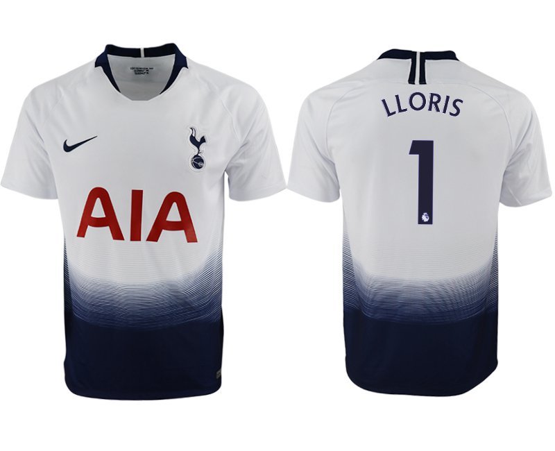 Tottenham Hotspur Hugo Lloris White Home Soccer Jersey