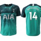 Tottenham Hotspur Kevin Nkoudou Green Third Soccer Jersey