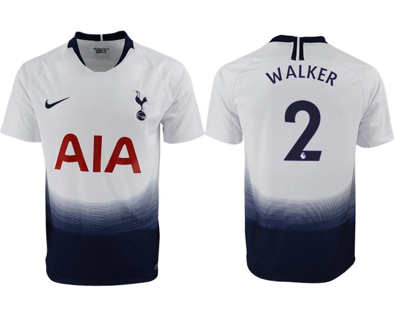 Tottenham Hotspur Kyle Walker White Home Soccer Jersey
