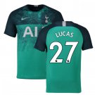 Tottenham Hotspur Lucas Moura Green Third Soccer Jersey