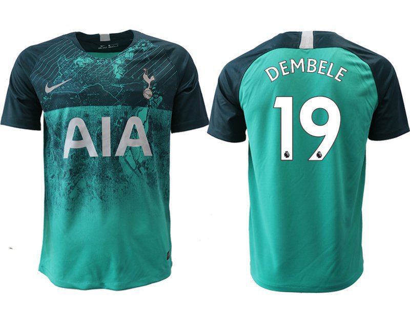 Tottenham Hotspur Mousa Dembele Green Third Soccer Jersey