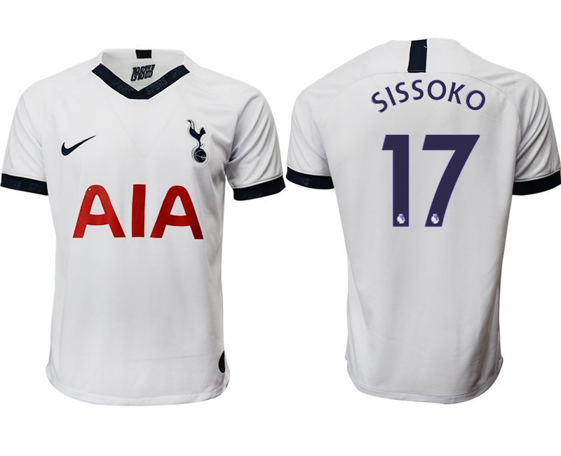 Tottenham Hotspur Moussa Sissoko HOME White Jersey