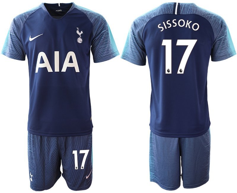 Tottenham Hotspur Moussa Sissoko Navy Away Soccer Jersey Shorts Sets