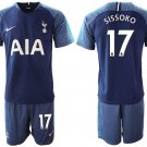 Tottenham Hotspur Moussa Sissoko Navy Away Soccer Jersey Shorts Sets