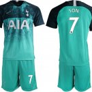 Tottenham Hotspur Son Heung Min Green Third Soccer Jersey Shorts Sets