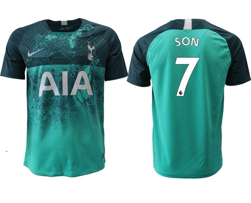 Tottenham Hotspur Son Heung Min Green Third Soccer Jersey