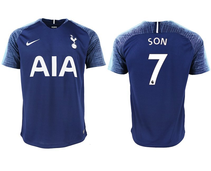 Tottenham Hotspur Son Heung Min Navy Blue Away Soccer Jersey