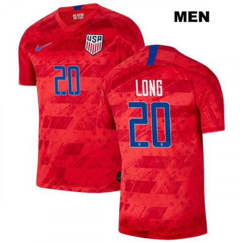 US Red Away Allie Long USWNT Soccer Jersey World Cup