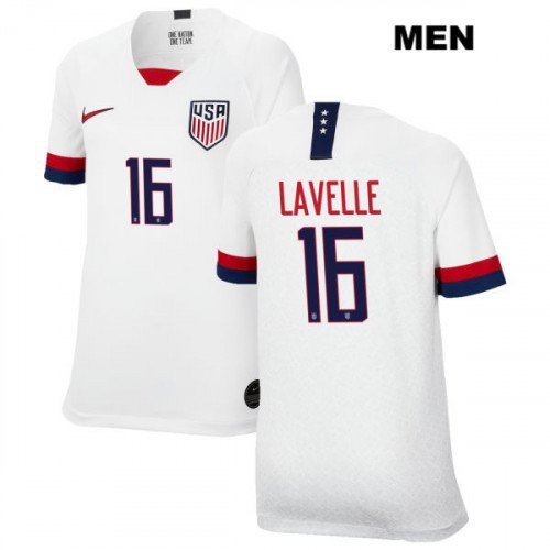 US White Home Rose Lavelle USWNT Soccer Jersey World Cup