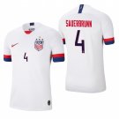 USA 4 STAR World Cup Champions USWNT Becky Sauerbrunn White Home Jersey
