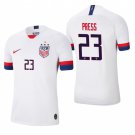 USA 4 STAR World Cup Champions USWNT Christen Press White Home Jersey