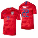 USA 4 STAR World Cup Champions USWNT Emily Sonnett Red Away Jersey