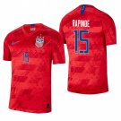 USA 4 STAR World Cup Champions USWNT Megan Rapinoe Red Away Jersey