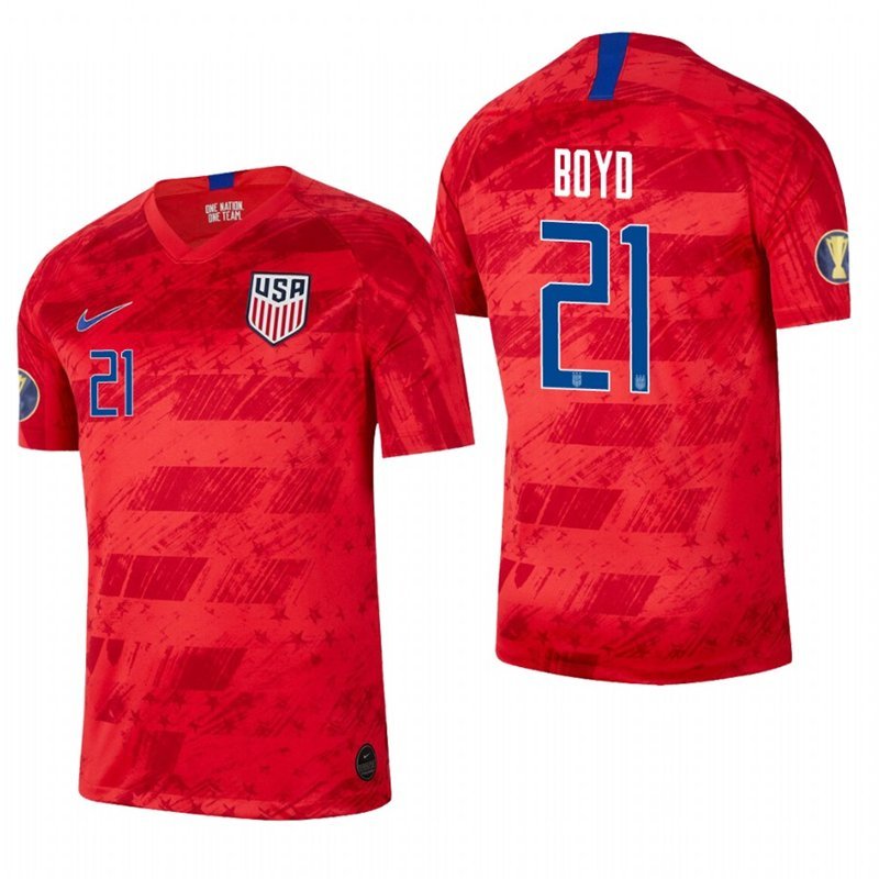 USA CONCACAF Gold Cup USMNT Tyler Boyd Red Away Jersey