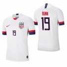 USWNT Home White Crystal DUNN World Cup Soccer Jersey