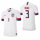 USWNT Home White Samantha MEWIS World Cup Soccer Jersey
