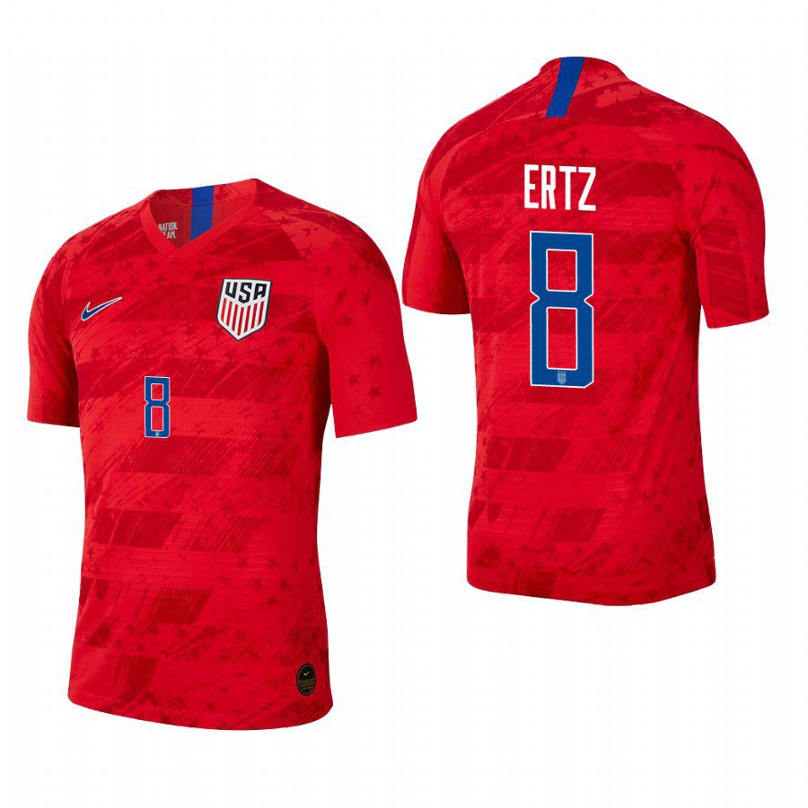 USWNT Red Away Julie Ertz World Cup Soccer Jersey