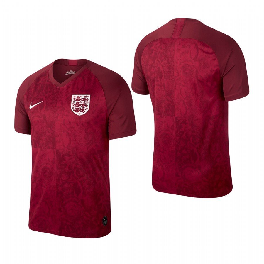 World Cup England National Team Away Red Team Jersey