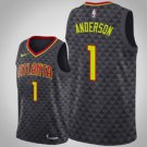 Atlanta Hawks #1 Justin Anderson Black Iconbasketball  Jersey