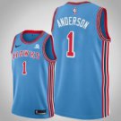 Atlanta Hawks #1 Justin Anderson Blue 50th Anniversary Jersey